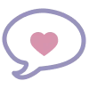 Фиолетовый шрифт emoji 💟