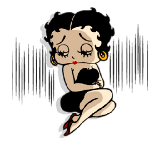 Telegram stiker «Секси Бетти» 😣