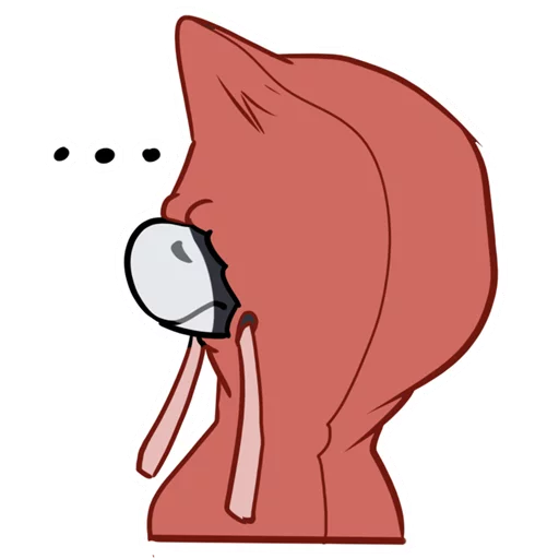 Telegram Sticker «Shaggy Pink» 😶