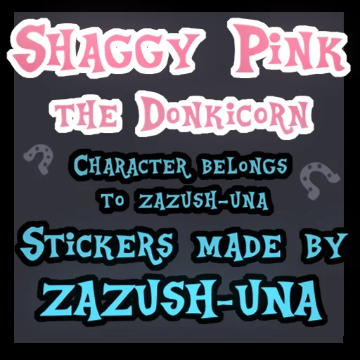 Shaggy Pink stiker ✍️