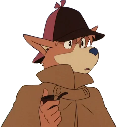 Telegram Sticker «Sherlockhound» 🥳