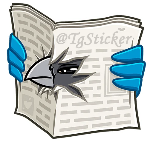 Telegram stiker «Шкет без надписей» 😑