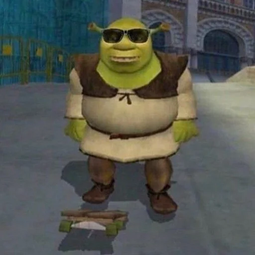 Стікер Shrek ❤ 😎