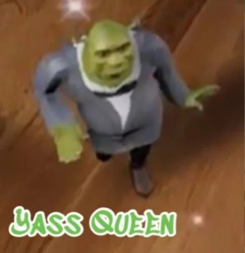 Shrek ❤ sticker 👑