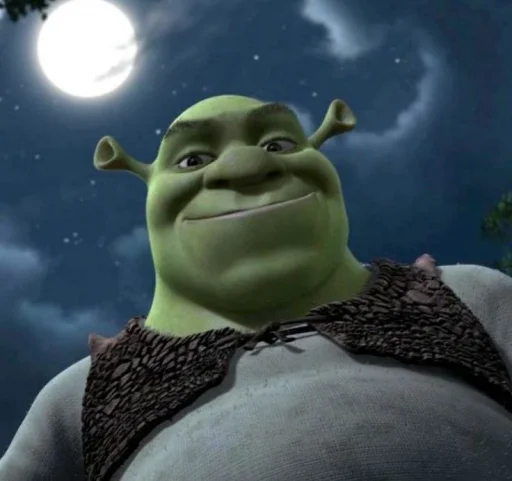 Стикер Shrek ❤ 😊