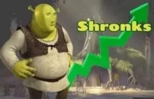 Стикер Shrek ❤ 📈
