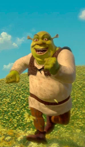 Стікер Telegram «Shrek ❤» 😄