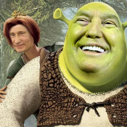 Стикер Shrek ❤ 😄