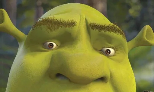 Стікер Shrek ❤ 😳