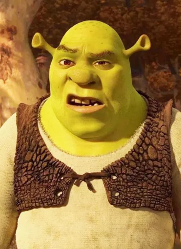 Стикер Shrek ❤ 😕