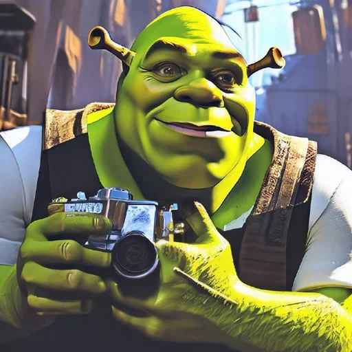 Стикер Shrek AI  😁