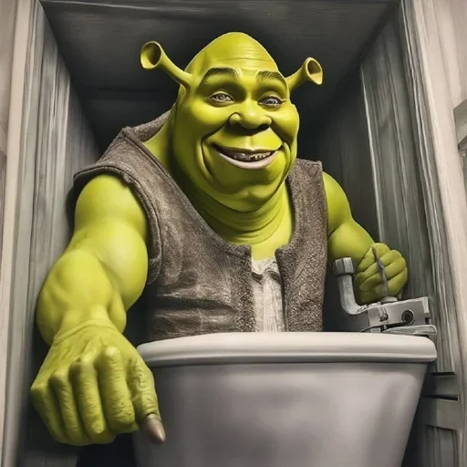 Стікер Shrek AI 😝