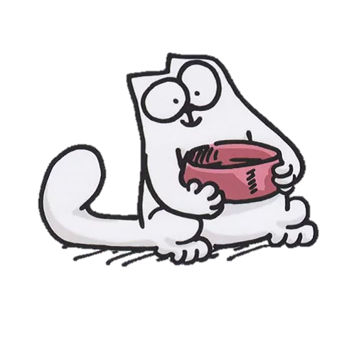 Telegram stickers simon's cat