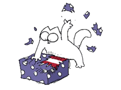 Telegram Sticker «simon's cat» 🎁