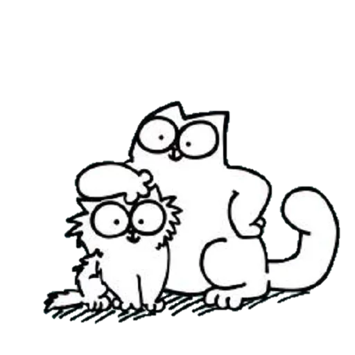 Telegram Sticker «simon's cat» ❤