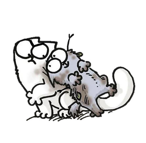 Telegram Sticker «simon's cat» 