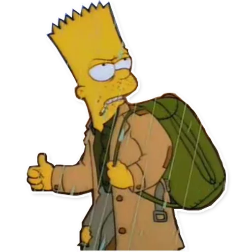 Стікер Telegram «Simpsons» 😈
