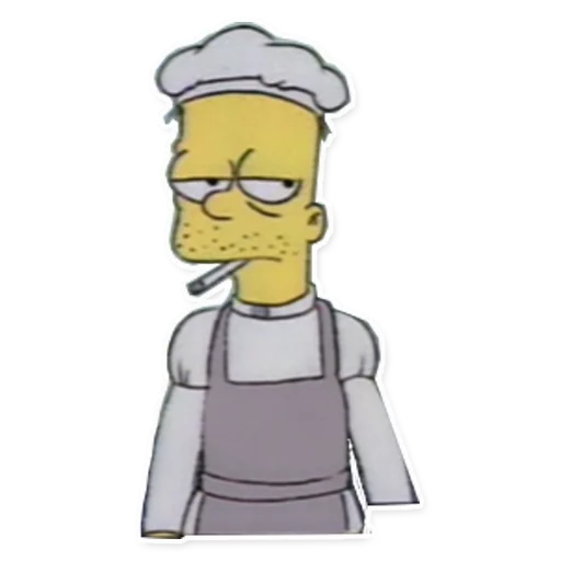 Telegram stiker «Simpsons» 😐