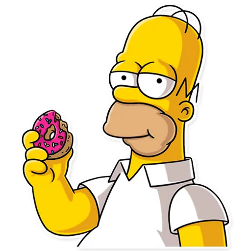 Simpsons stiker 🍩
