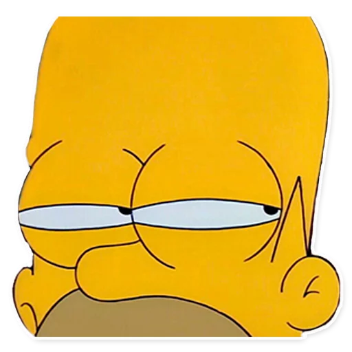 Telegram stiker «Simpsons» 😑