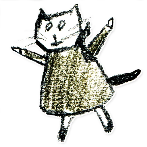 Эмодзи Sketch cats 😃