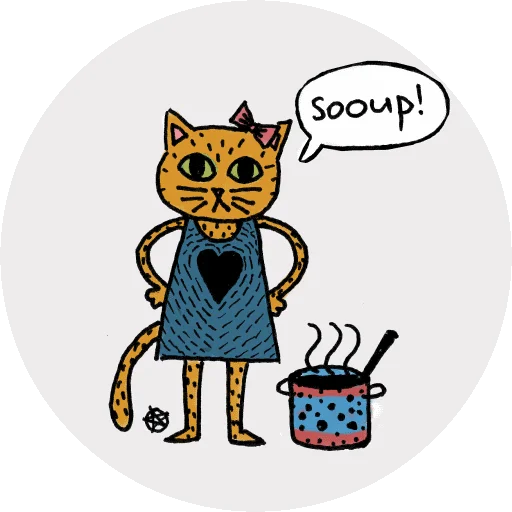 Telegram Sticker «Sketch cats» 😡