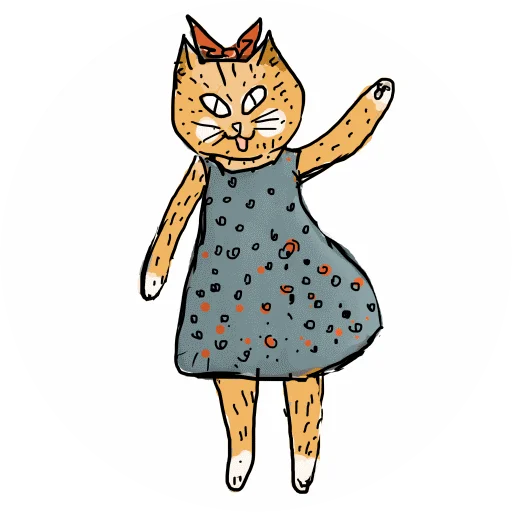 Стикер Telegram «Sketch cats» 👋