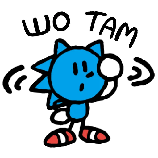 Sonic Sketchog UA sticker 👀