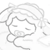 sleepy lamb emoji 🤍