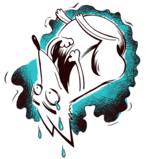 Telegram stiker «SlyPlan» 😔