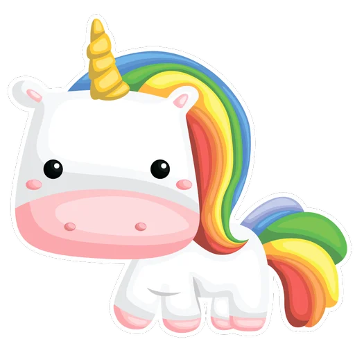 Telegram Sticker «Unicorn» 🦄