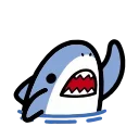 small shark stiker 🦈