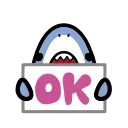small shark emoji 👌