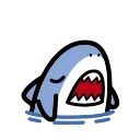 Емодзі small shark 😒