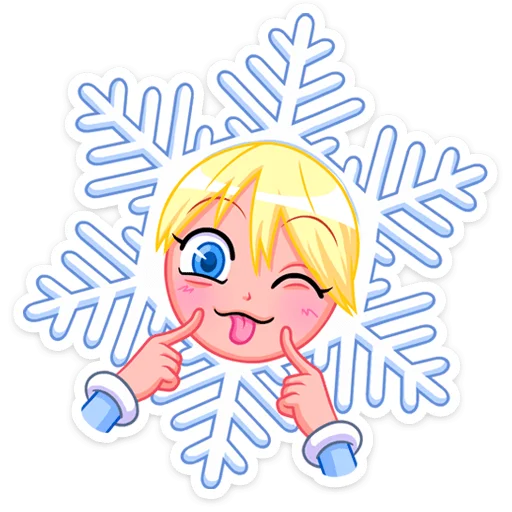 Снегурка emoji 😉