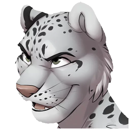 Telegram stiker «Снежный Леопард» ?