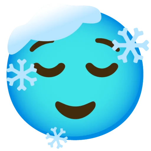 Снежный ком emoji 😌
