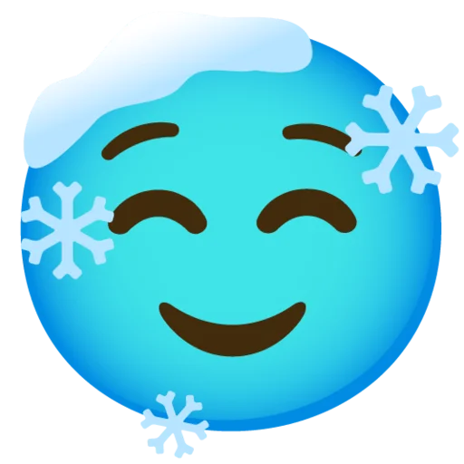 Снежный ком emoji ☺