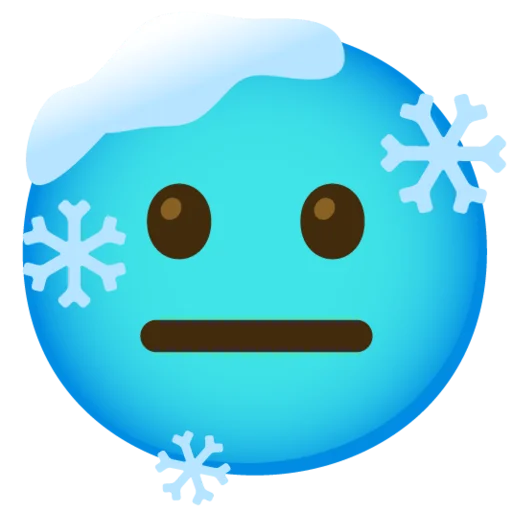 Telegram stiker «Снежный ком» 😐