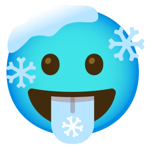 Telegram stiker «Снежный ком » 😛
