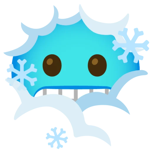Снежный ком emoji 😶