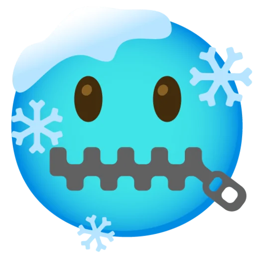 Снежный ком emoji 🤐
