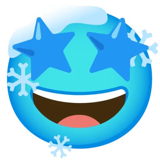 Снежный ком emoji 🤩