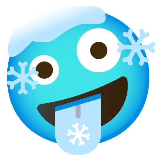 Стікер Telegram «Снежный ком» 🤪