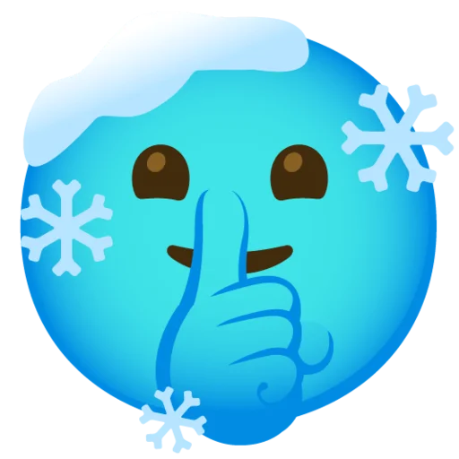 Telegram stiker «Снежный ком » 🤫