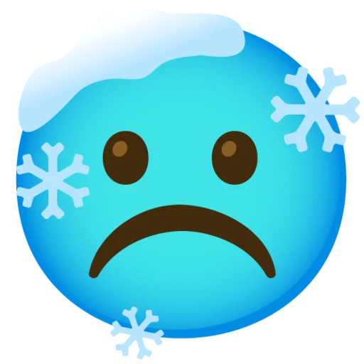 Снежный ком emoji ☹