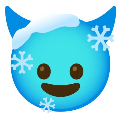 Стікер Telegram «Снежный ком» 😈