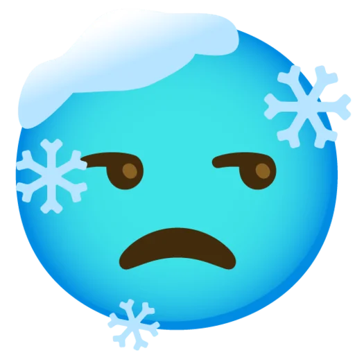 Снежный ком emoji 😒