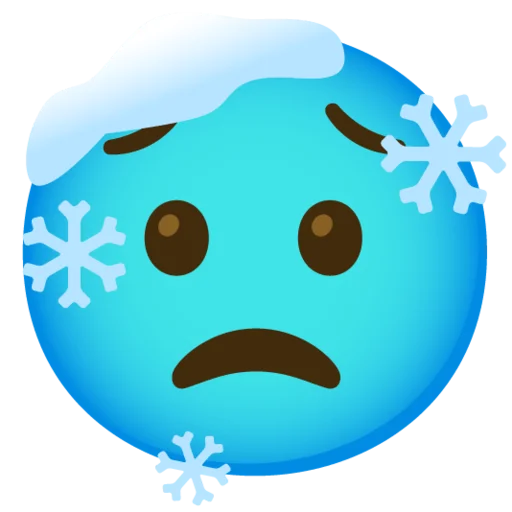 Снежный ком emoji 😟