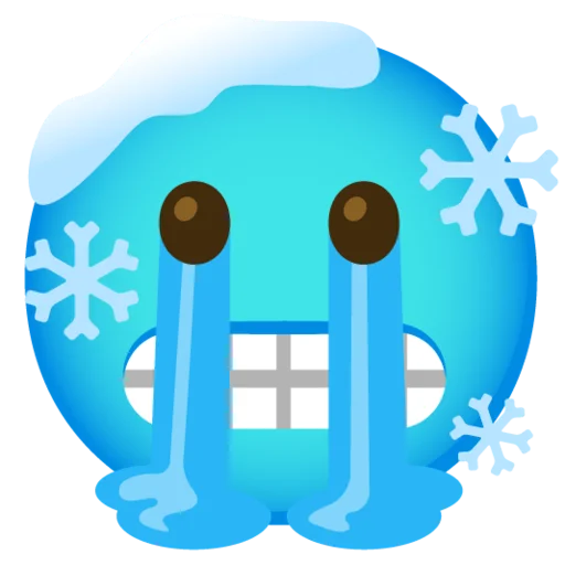 Снежный ком emoji 😭